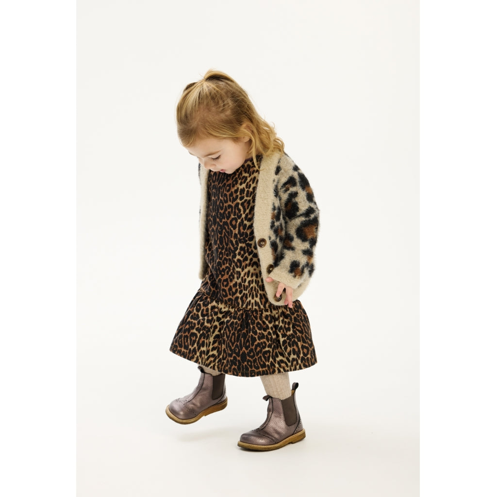 THE NEW SIBLINGS TNSTPamela Jacquard Cardigan Cardigan Feather Gray AOP