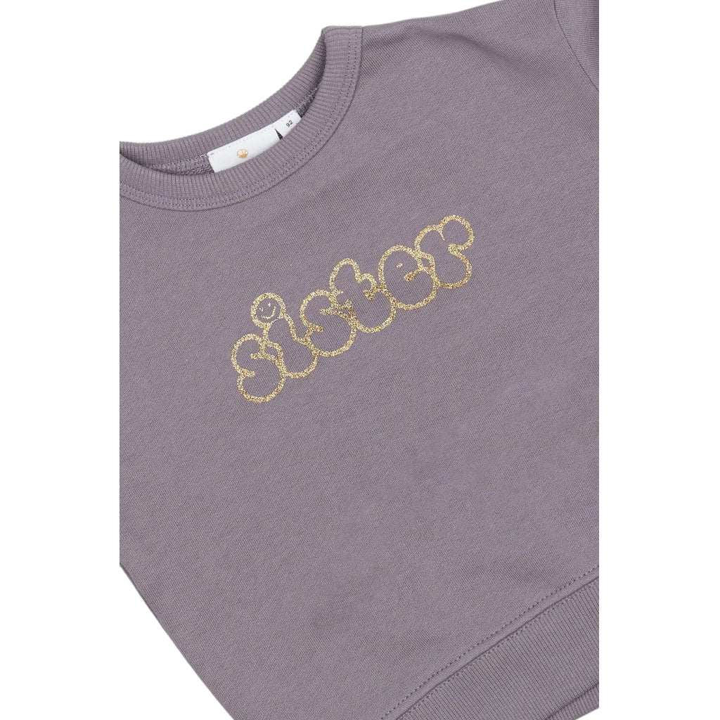 THE NEW SIBLINGS TNSTPauletta Oversize Sweatshirt Sweatshirt GRAY RIDGE