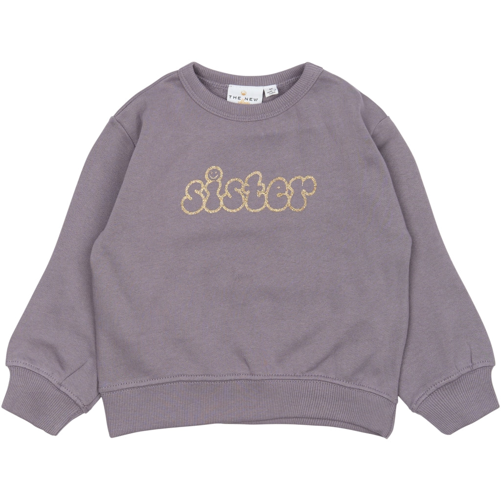 THE NEW SIBLINGS TNSTPauletta Oversize Sweatshirt Sweatshirt GRAY RIDGE