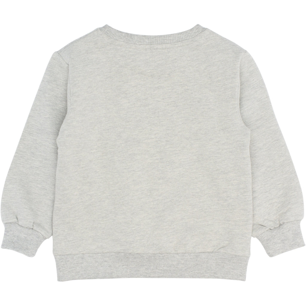 THE NEW SIBLINGS TNSTPawnee Melange Sweatshirt Sweatshirt Grey Melange