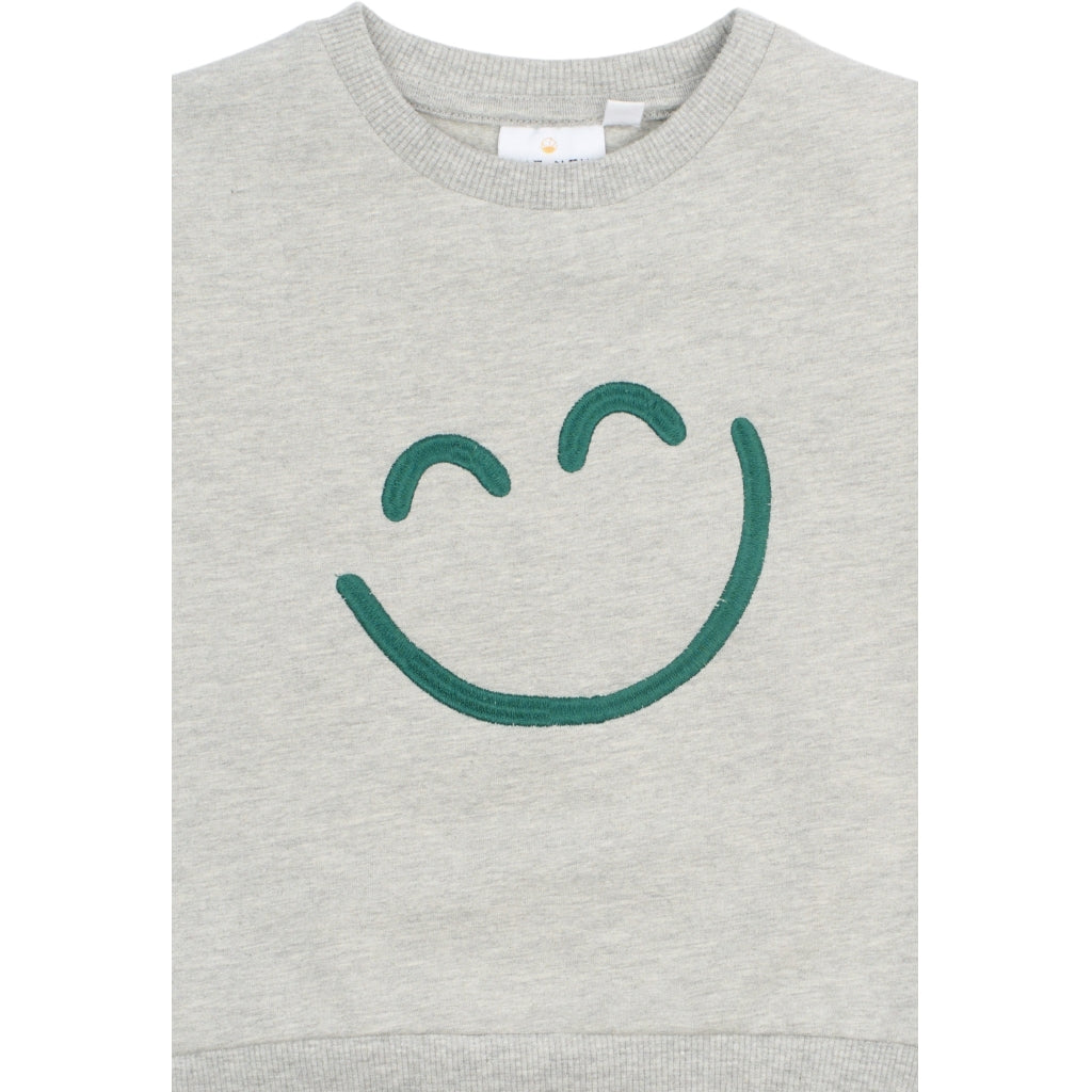 THE NEW SIBLINGS TNSTPawnee Melange Sweatshirt Sweatshirt Grey Melange