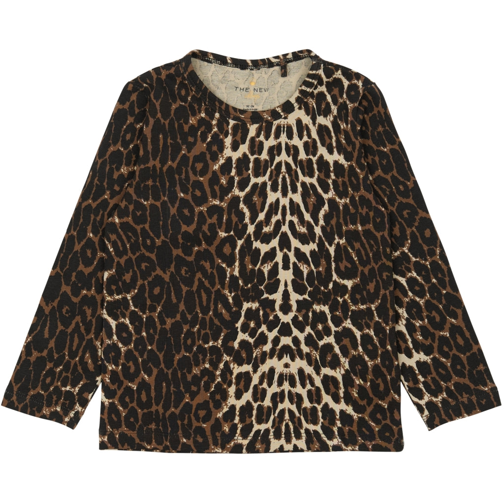 THE NEW SIBLINGS TNSTPenny Langærmet Bluse Langærmet bluse Feather Gray AOP