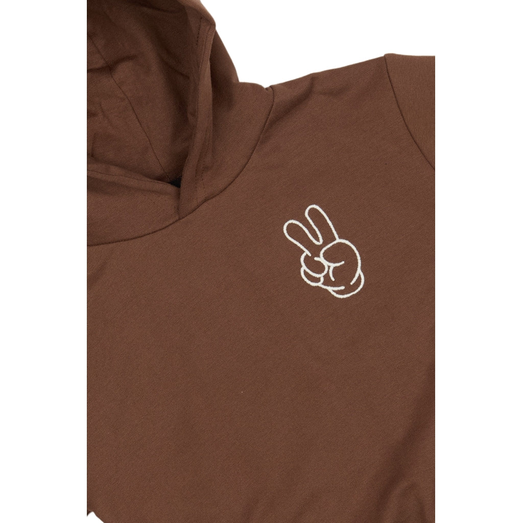 THE NEW SIBLINGS TNSTPetey OS Hoodie Sweatshirt Pinecone