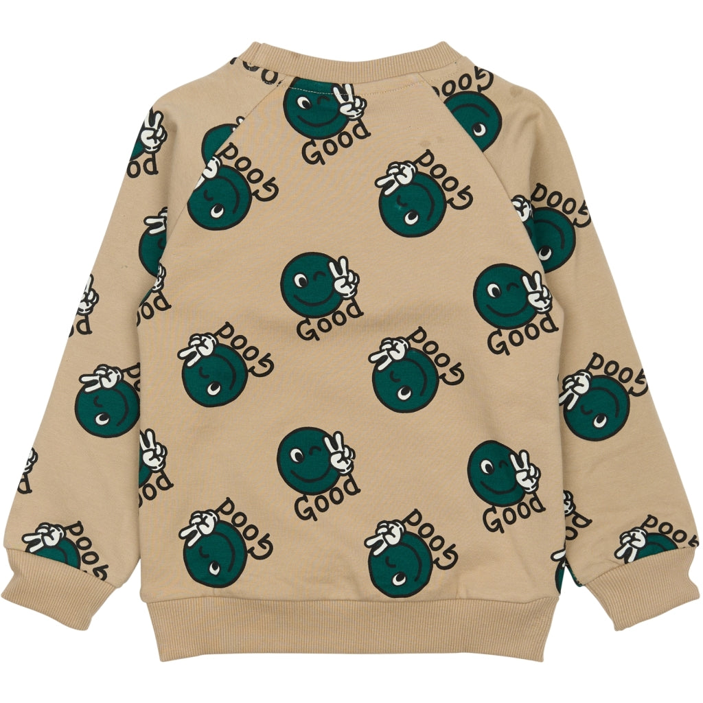 THE NEW SIBLINGS TNSTPhil Sweatshirt Sweatshirt Humus AOP