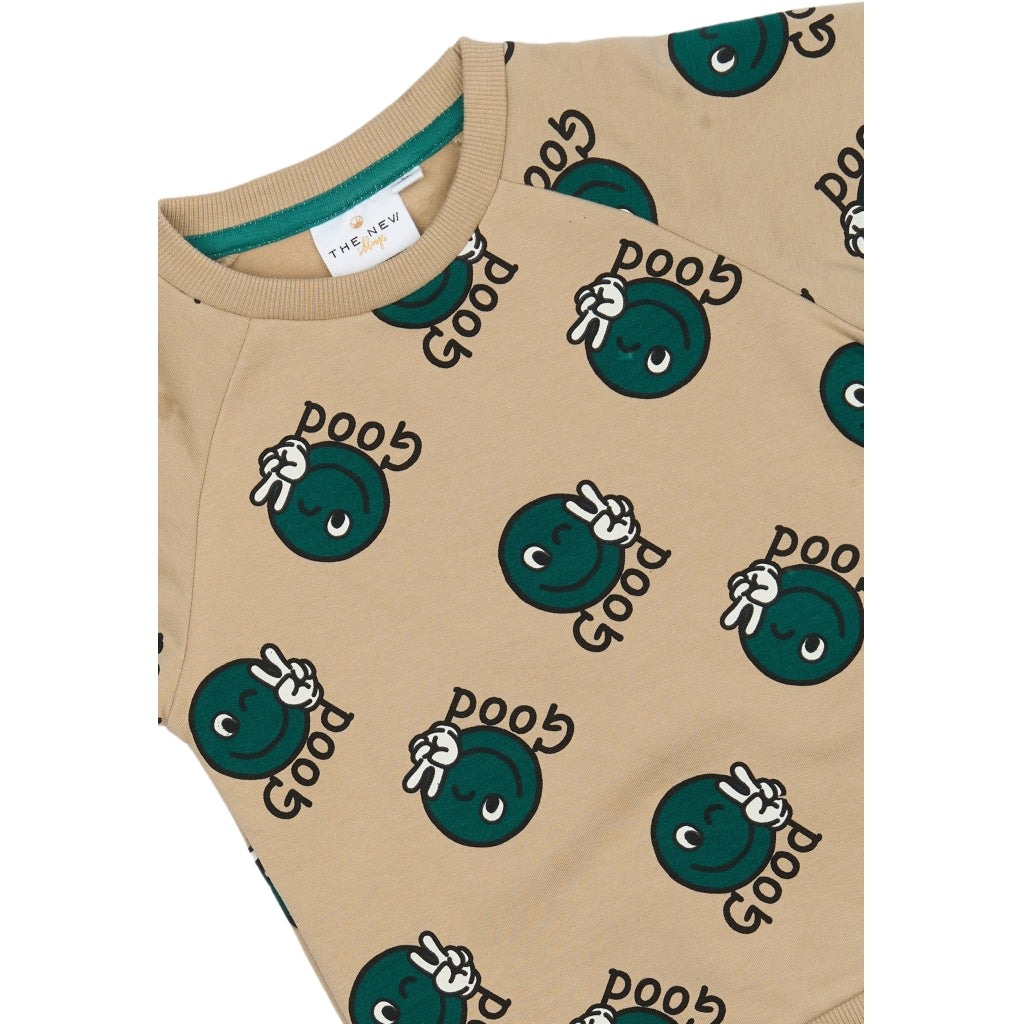 THE NEW SIBLINGS TNSTPhil Sweatshirt Sweatshirt Humus AOP