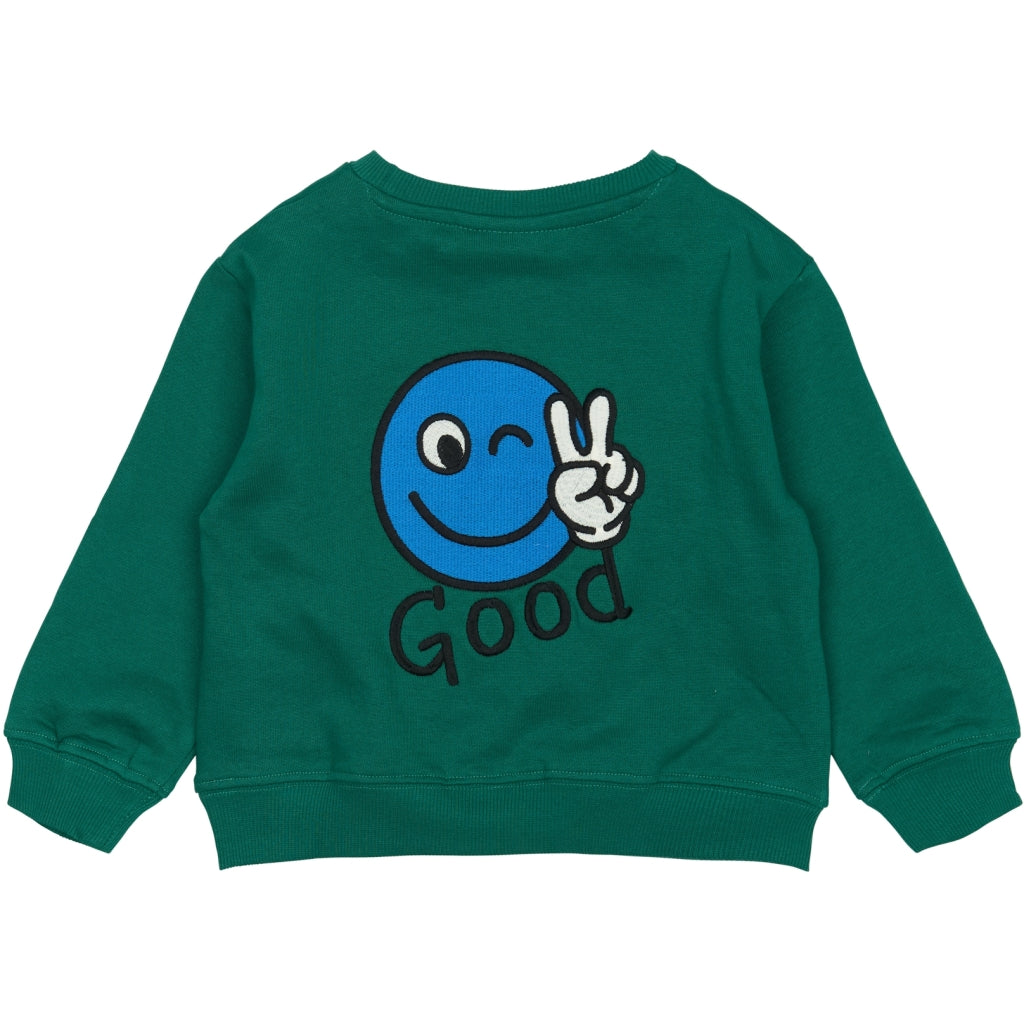 THE NEW SIBLINGS TNSTPhineas Oversize Sweatshirt Sweatshirt Alpine Green