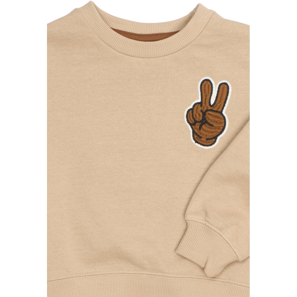 THE NEW SIBLINGS TNSTPhineas Oversize Sweatshirt Sweatshirt Humus