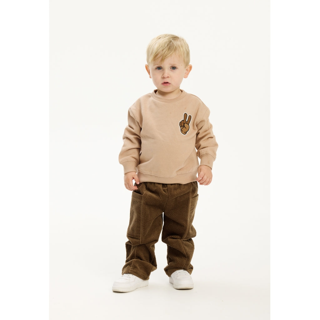 THE NEW SIBLINGS TNSTPhineas Oversize Sweatshirt Sweatshirt Humus