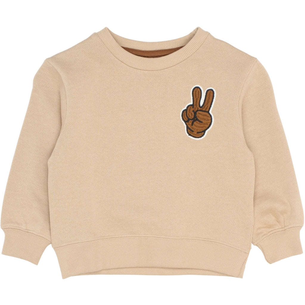 THE NEW SIBLINGS TNSTPhineas Oversize Sweatshirt Sweatshirt Humus