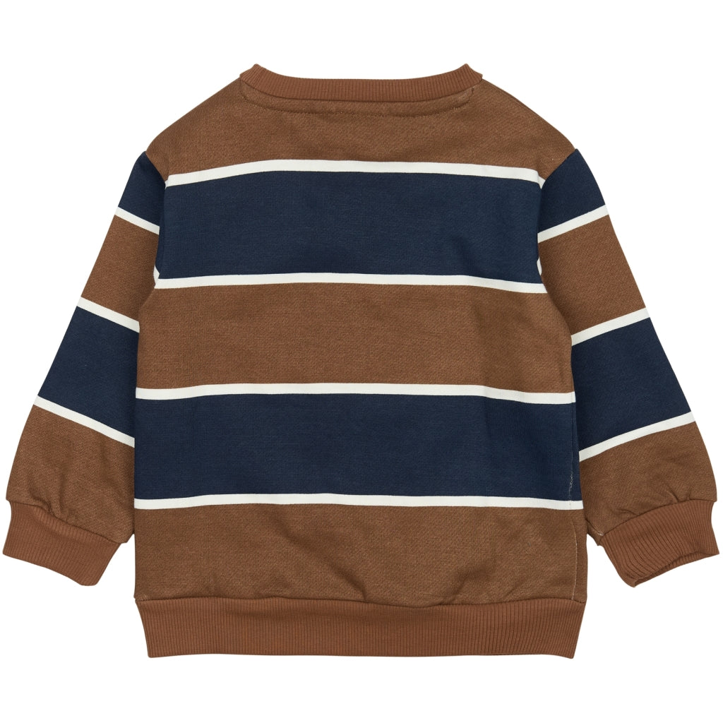 THE NEW SIBLINGS TNSTPier Sweatshirt Sweatshirt Toffee Striped