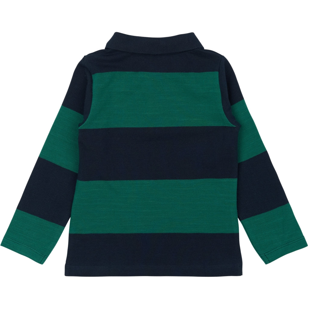 THE NEW SIBLINGS TNSTPinon Langærmet Pique Polo Langærmet bluse Navy Blazer Striped