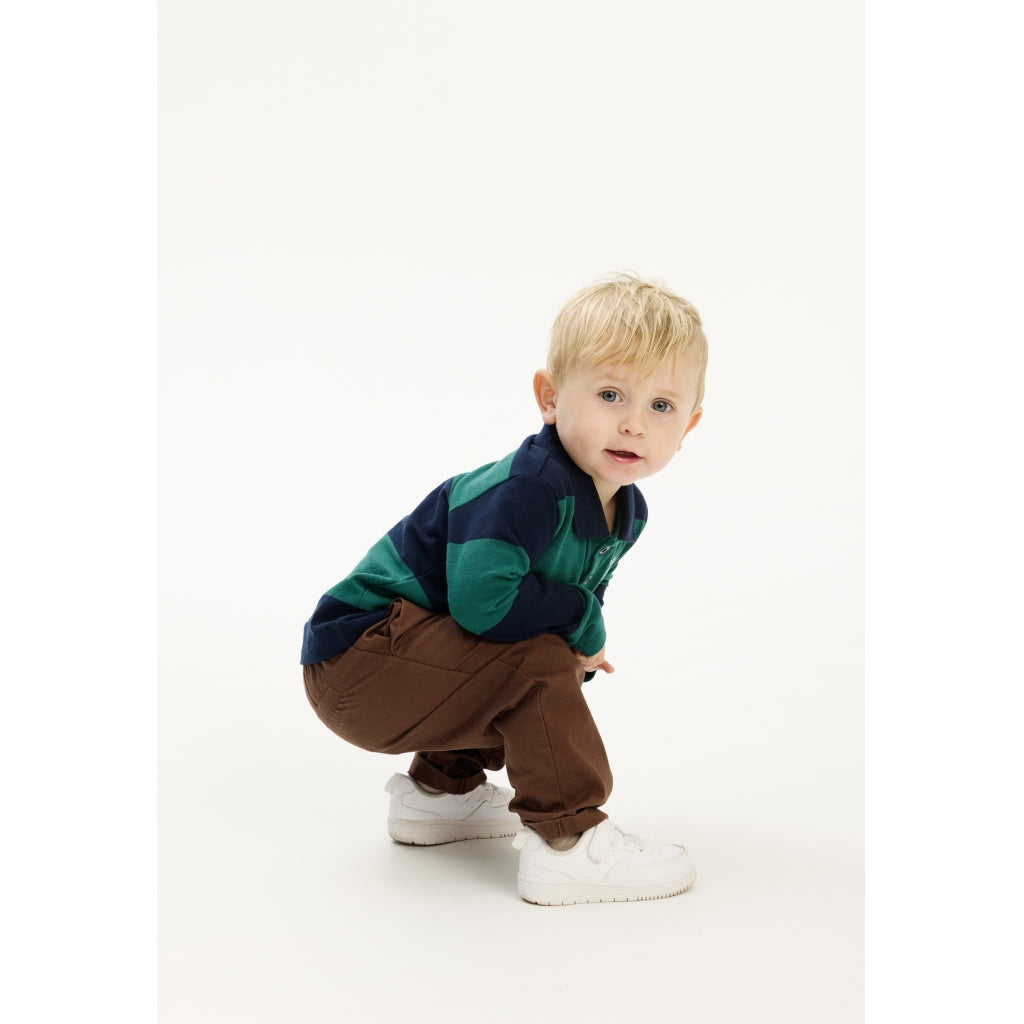 THE NEW SIBLINGS TNSTPinon Langærmet Pique Polo Langærmet bluse Navy Blazer Striped