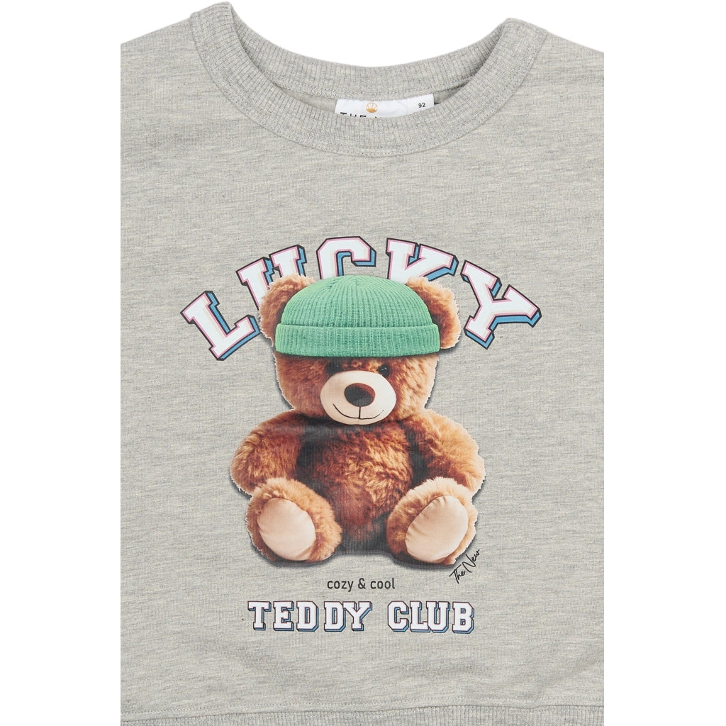 THE NEW SIBLINGS TNSTPippin Oversize Sweatshirt Sweatshirt Light Grey Melange