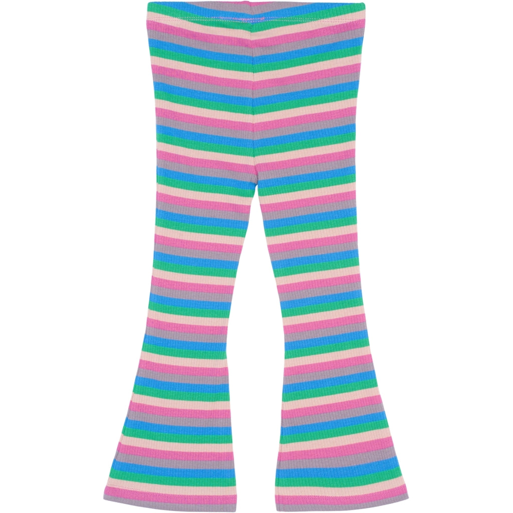THE NEW SIBLINGS TNSTPolly Flare Rib Bukser Bukser Multi Striped