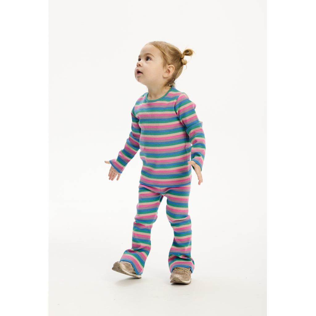 THE NEW SIBLINGS TNSTPolly Langærmet Rib Bluse Langærmet bluse Multi Striped