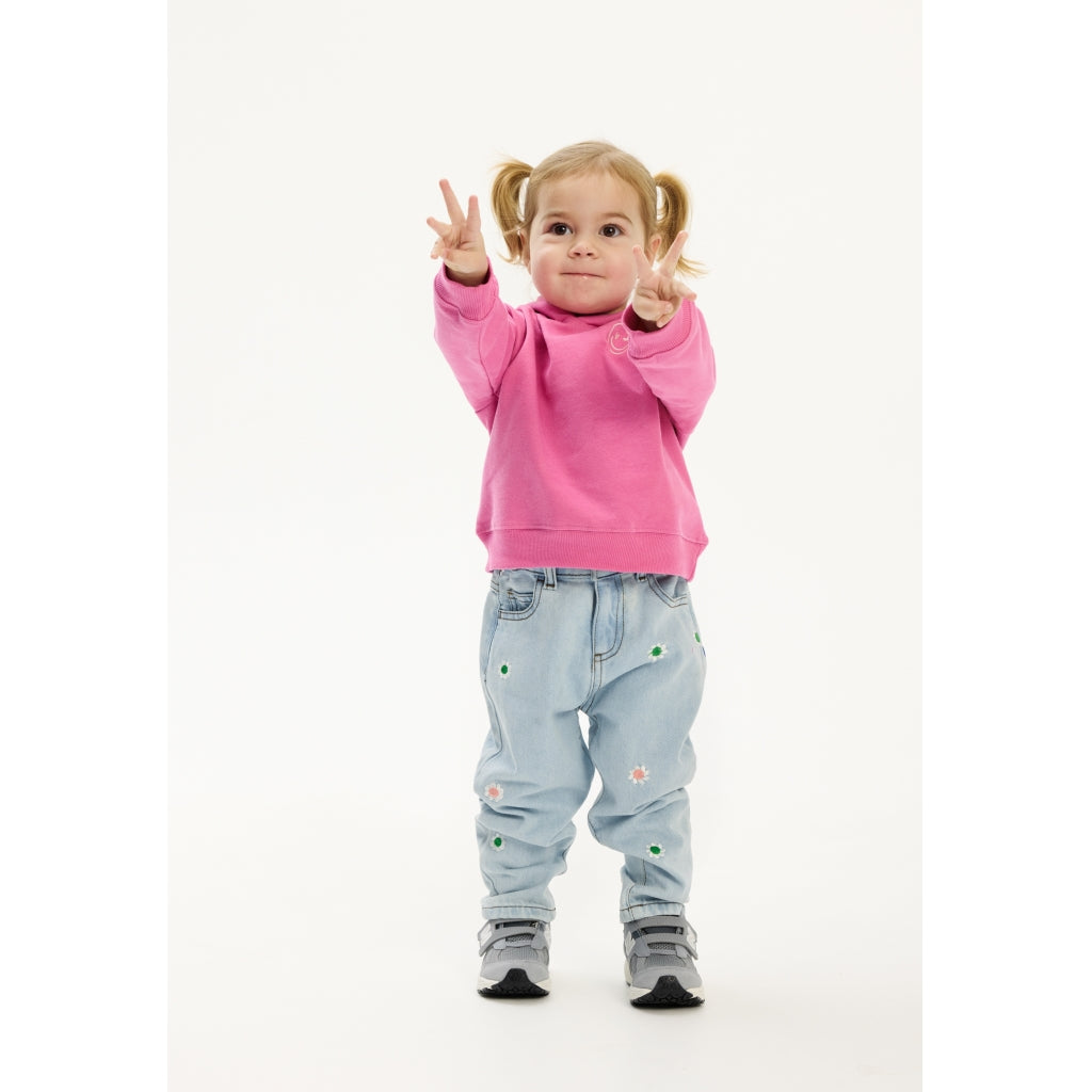 THE NEW SIBLINGS TNSTPortia Carrot Jeans Jeans Light Blue Denim EMB