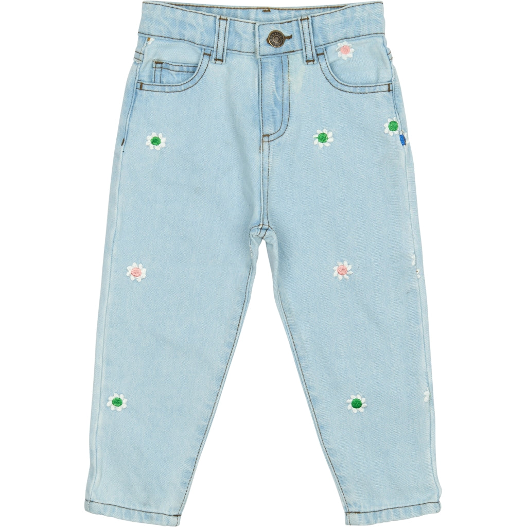 THE NEW SIBLINGS TNSTPortia Carrot Jeans Jeans Light Blue Denim EMB