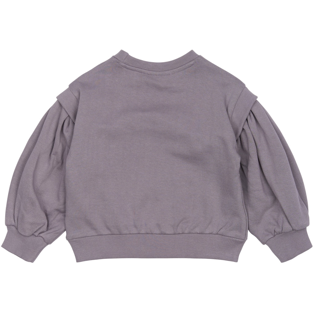 THE NEW SIBLINGS TNSTPrissy Oversize Sweatshirt Sweatshirt GRAY RIDGE