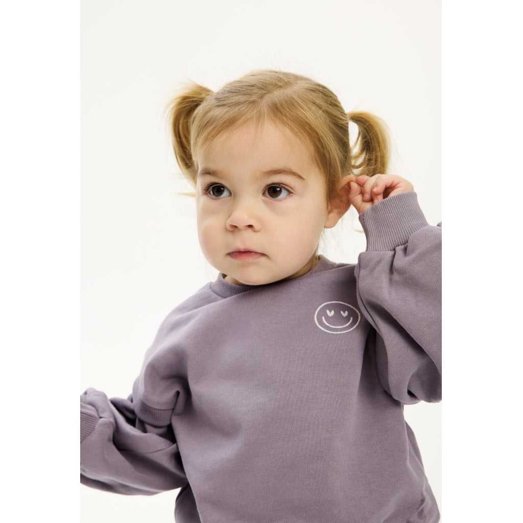 THE NEW SIBLINGS TNSTPrissy Oversize Sweatshirt Sweatshirt GRAY RIDGE
