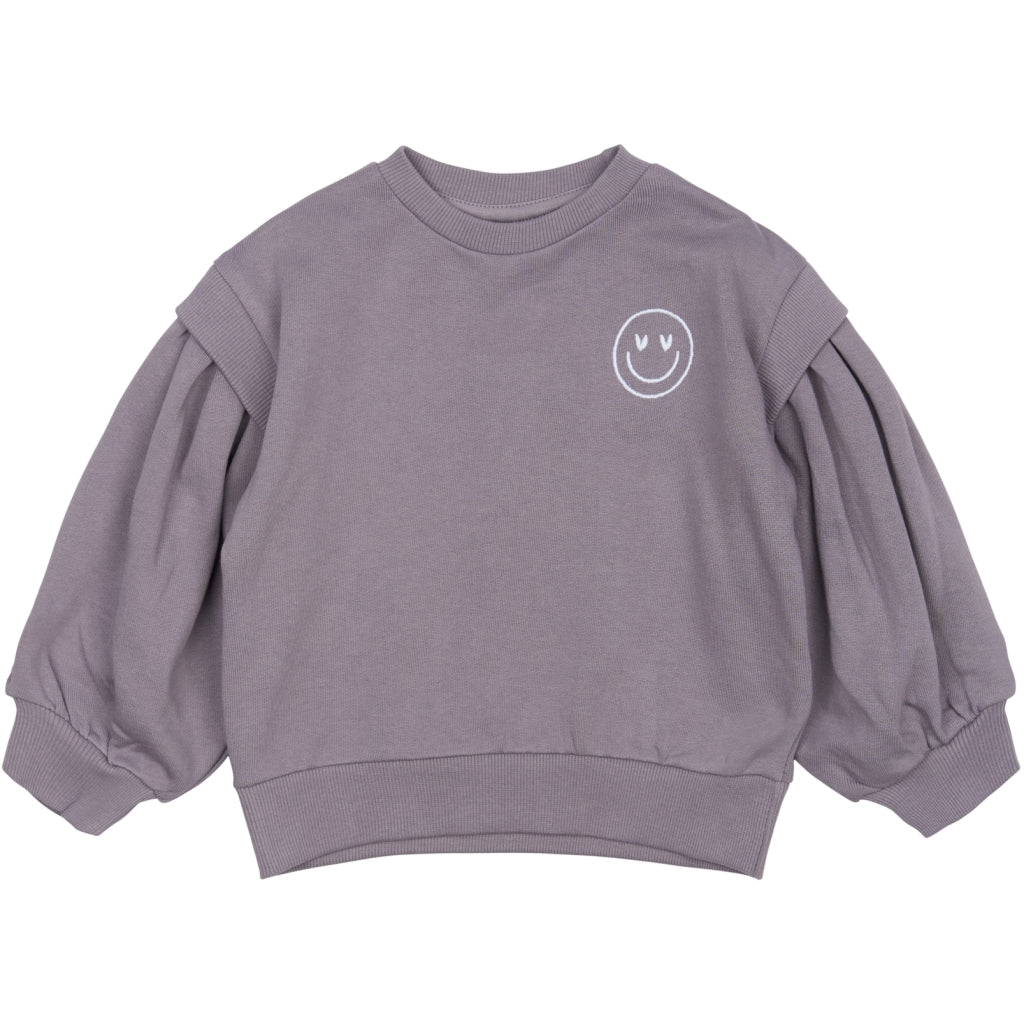 THE NEW SIBLINGS TNSTPrissy Oversize Sweatshirt Sweatshirt GRAY RIDGE