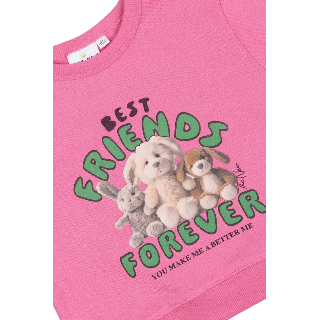 THE NEW SIBLINGS TNSTPriya Oversize Sweatshirt Sweatshirt Ibis Rose