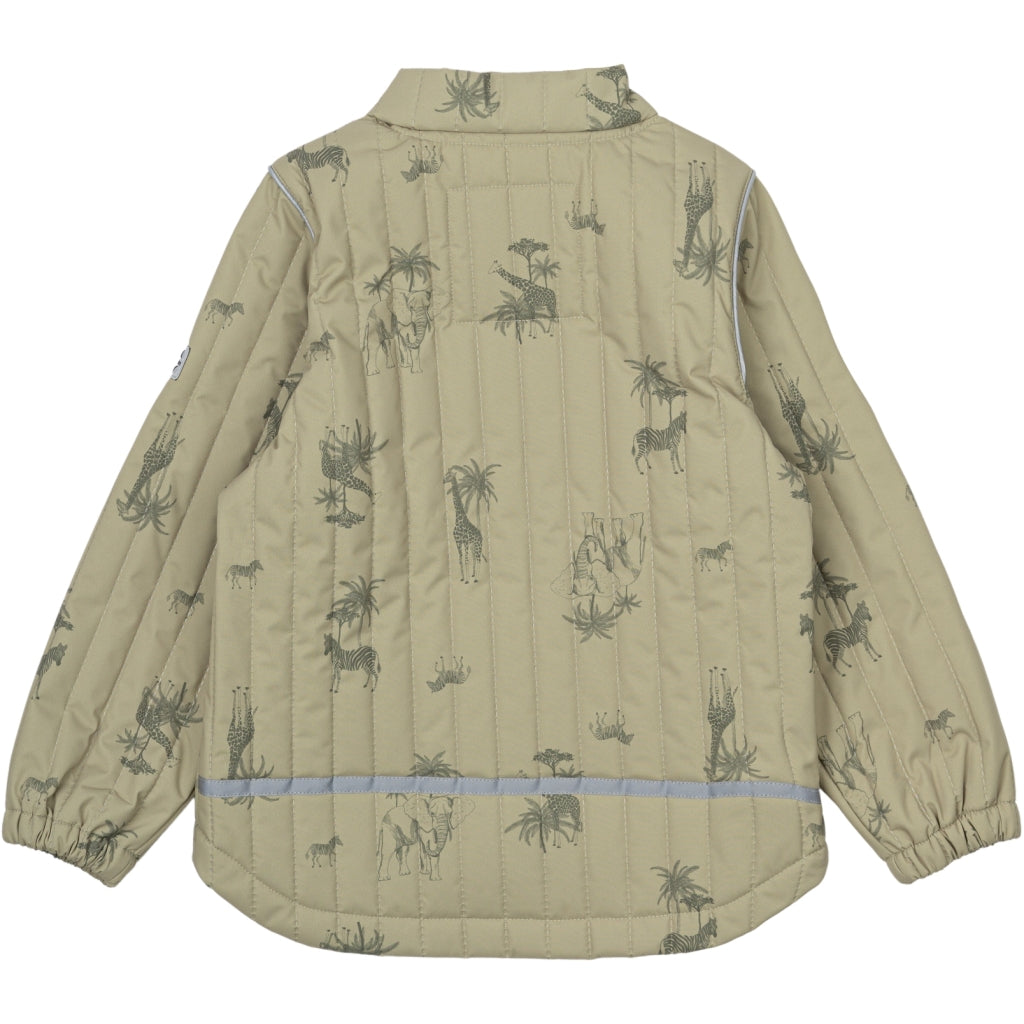 Mikk-Line Termosæt (Mønstret) Termotøj Gray green