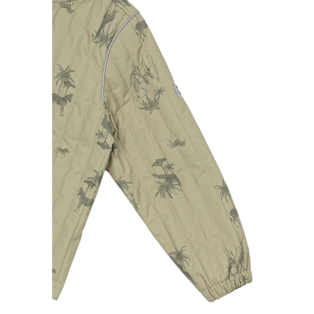 Mikk-Line Termosæt (Mønstret) Termotøj Gray green