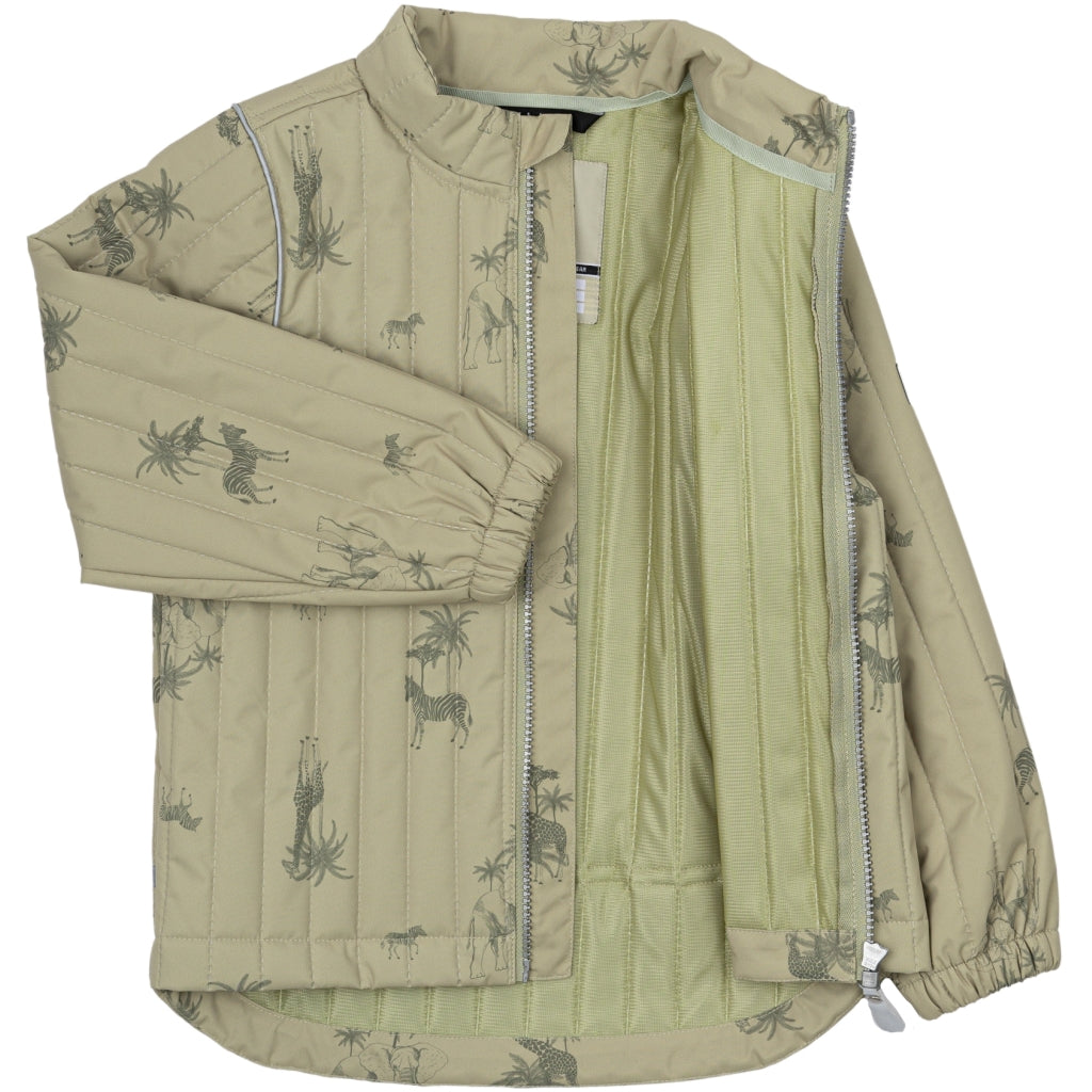 Mikk-Line Termosæt (Mønstret) Termotøj Gray green