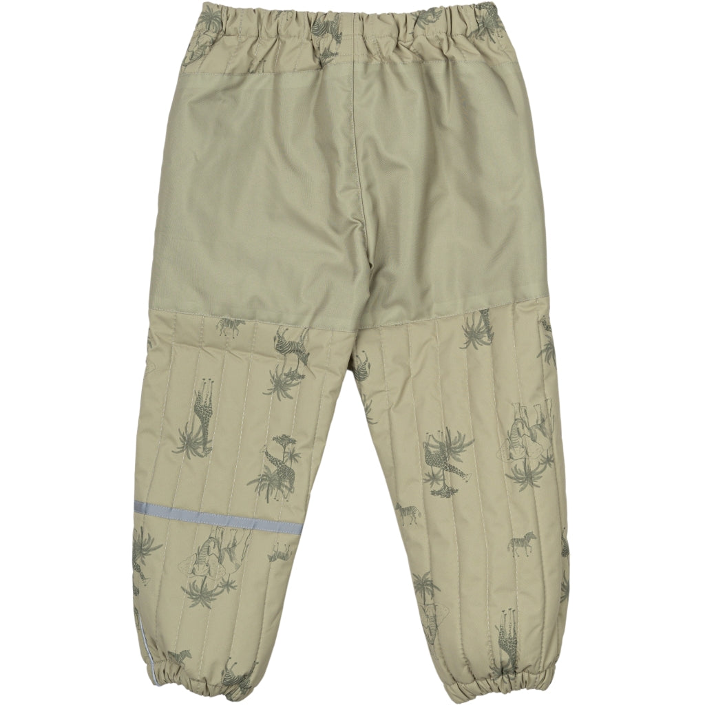 Mikk-Line Termosæt (Mønstret) Termotøj Gray green