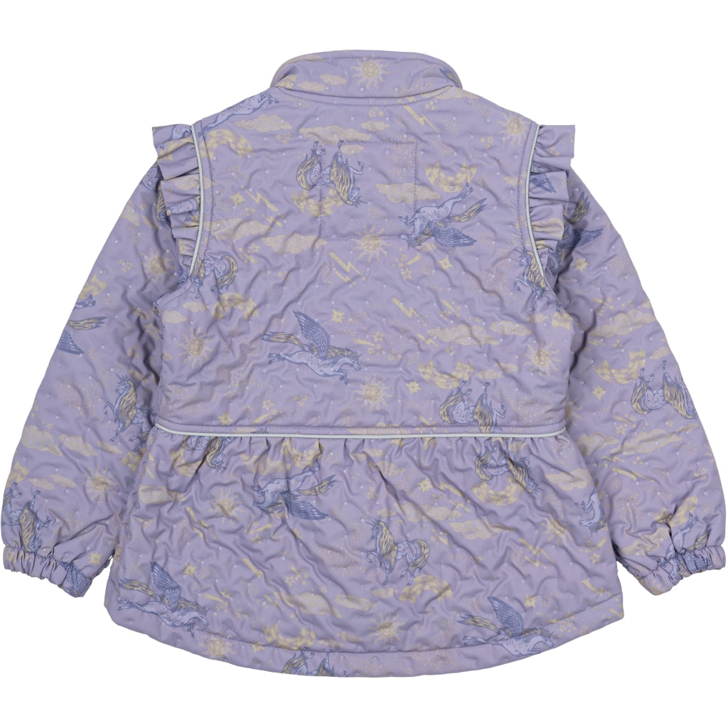 Mikk-Line Thermal+ Flæse Jakke (Mønstret) Termotøj Dusk