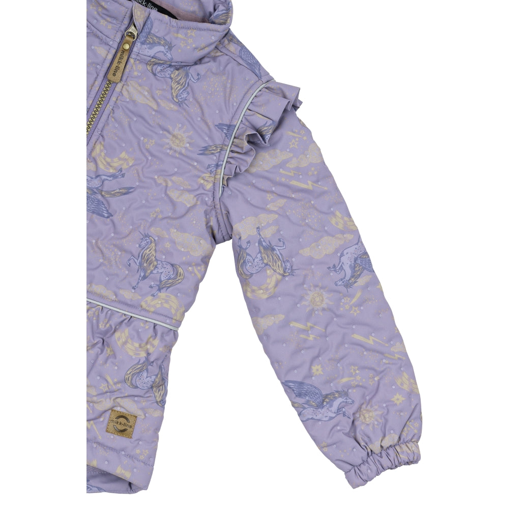 Mikk-Line Thermal+ Flæse Jakke (Mønstret) Termotøj Dusk