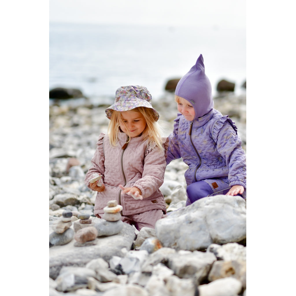 Mikk-Line Thermal+ Flæse Jakke (Mønstret) Termotøj Dusk