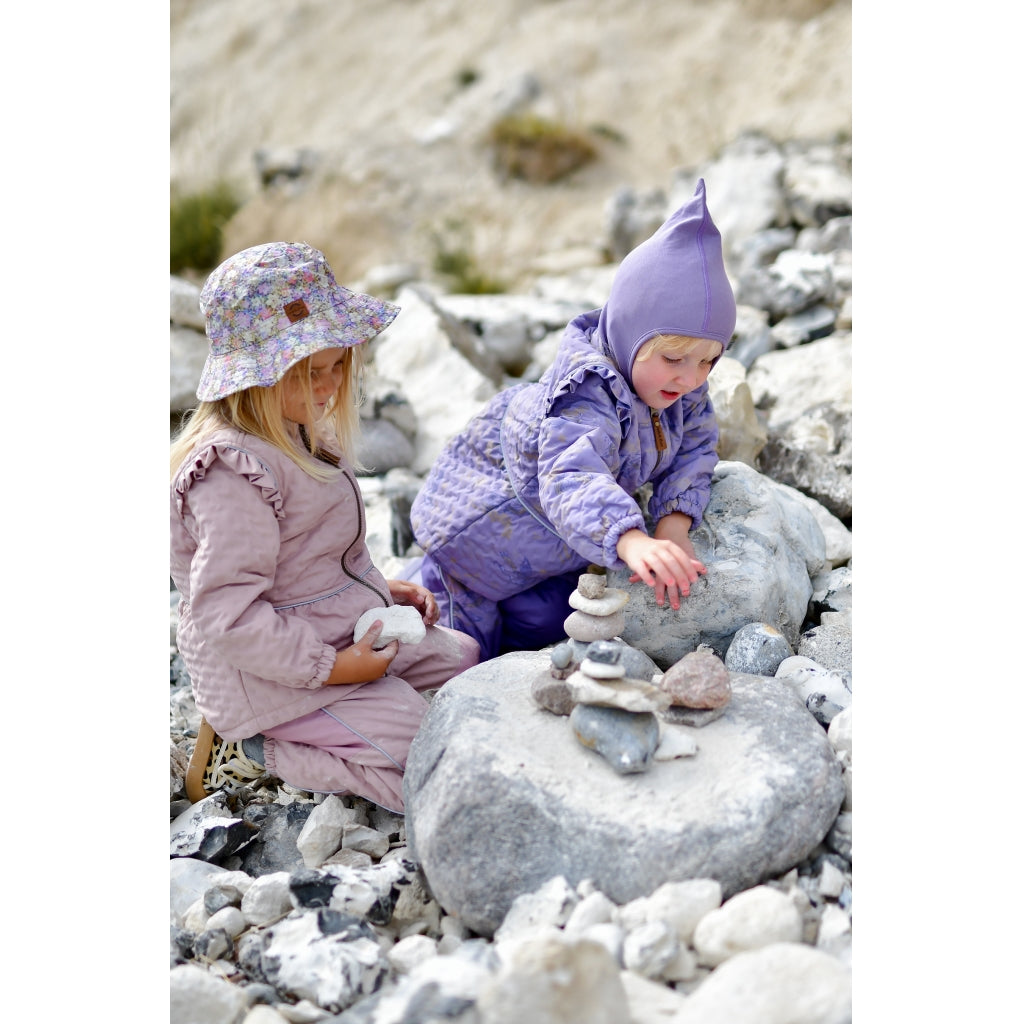 Mikk-Line Thermal+ Flæse Jakke (Mønstret) Termotøj Dusk