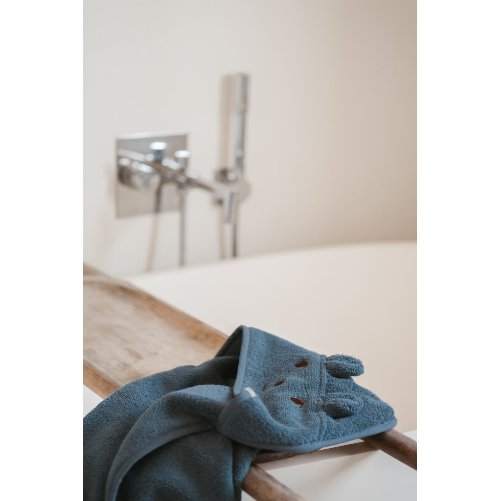 Fabelab Towel - Bear Badekåber Goblin Blue