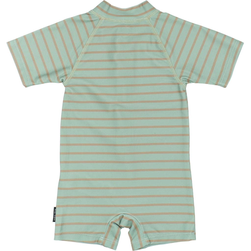 Mikk-Line UV Heldragt UPF50+ (Mønstret) Badetøj Green bay