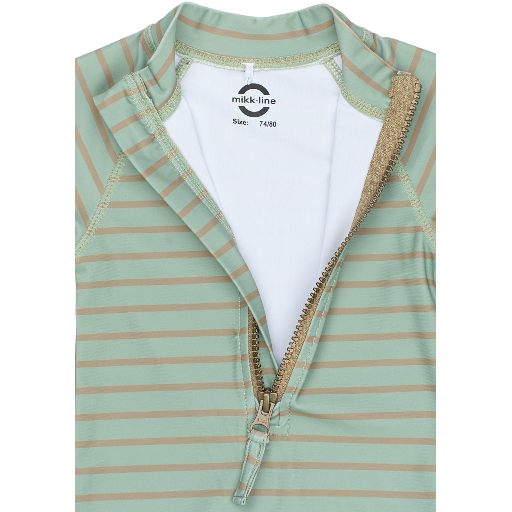 Mikk-Line UV Heldragt UPF50+ (Mønstret) Badetøj Green bay