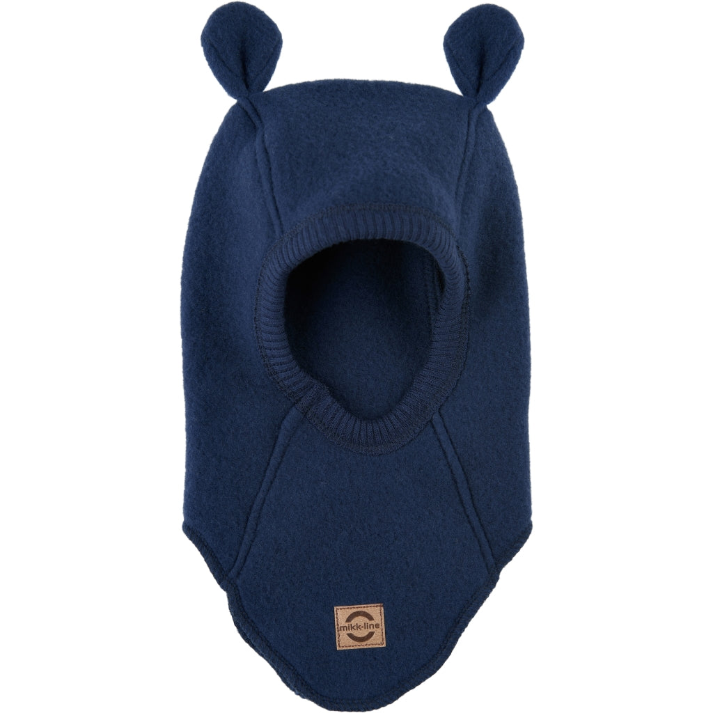 Mikk-Line Uld Elefanthue Bamseører Huer Blue Nights