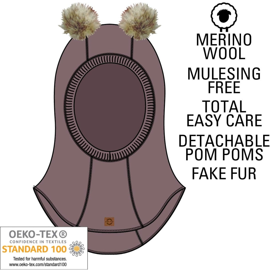 Mikk-Line Uld Elefanthue Kvaster Huer Twilight Mauve