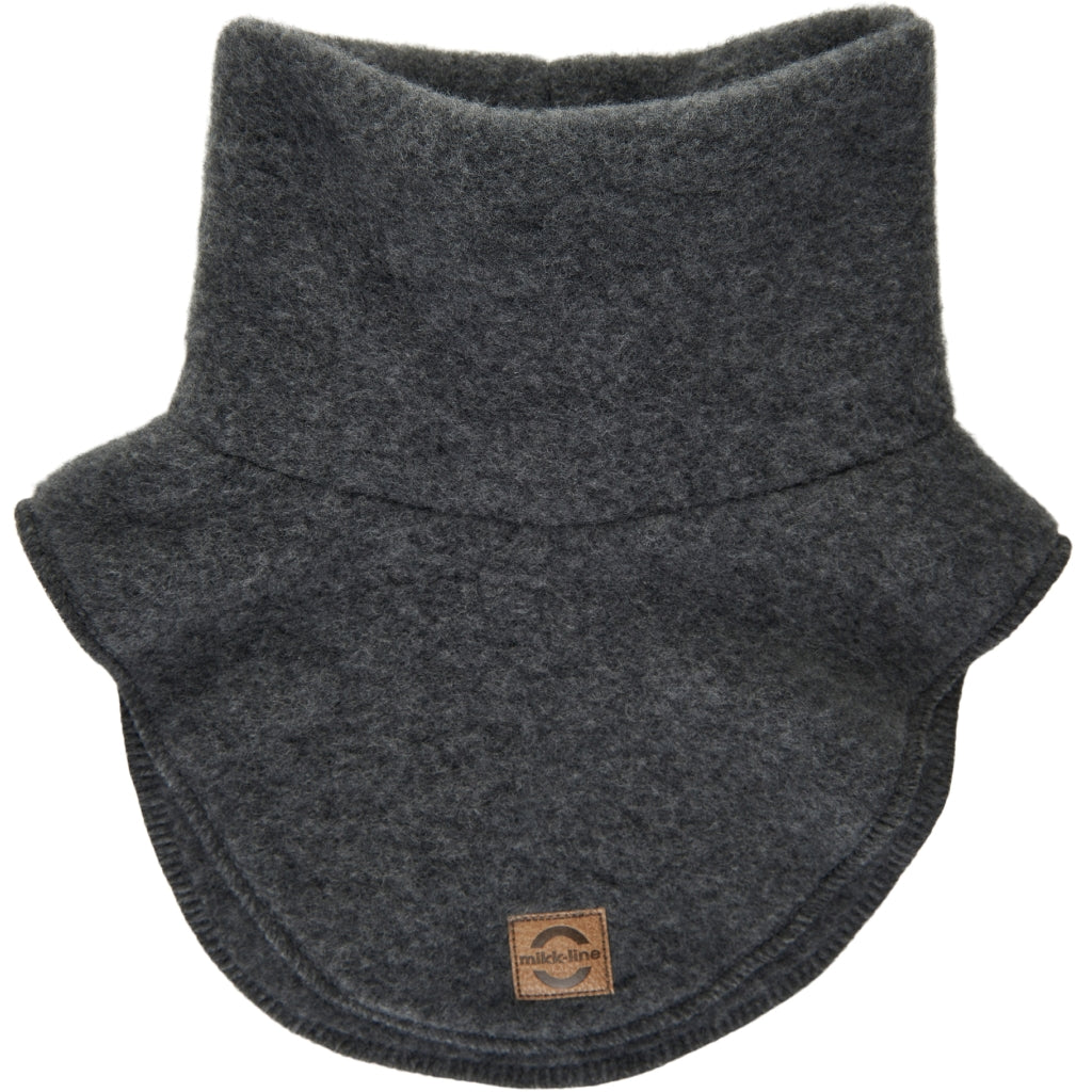 Mikk-Line Uld Halsedise Uld Anthracite Melange