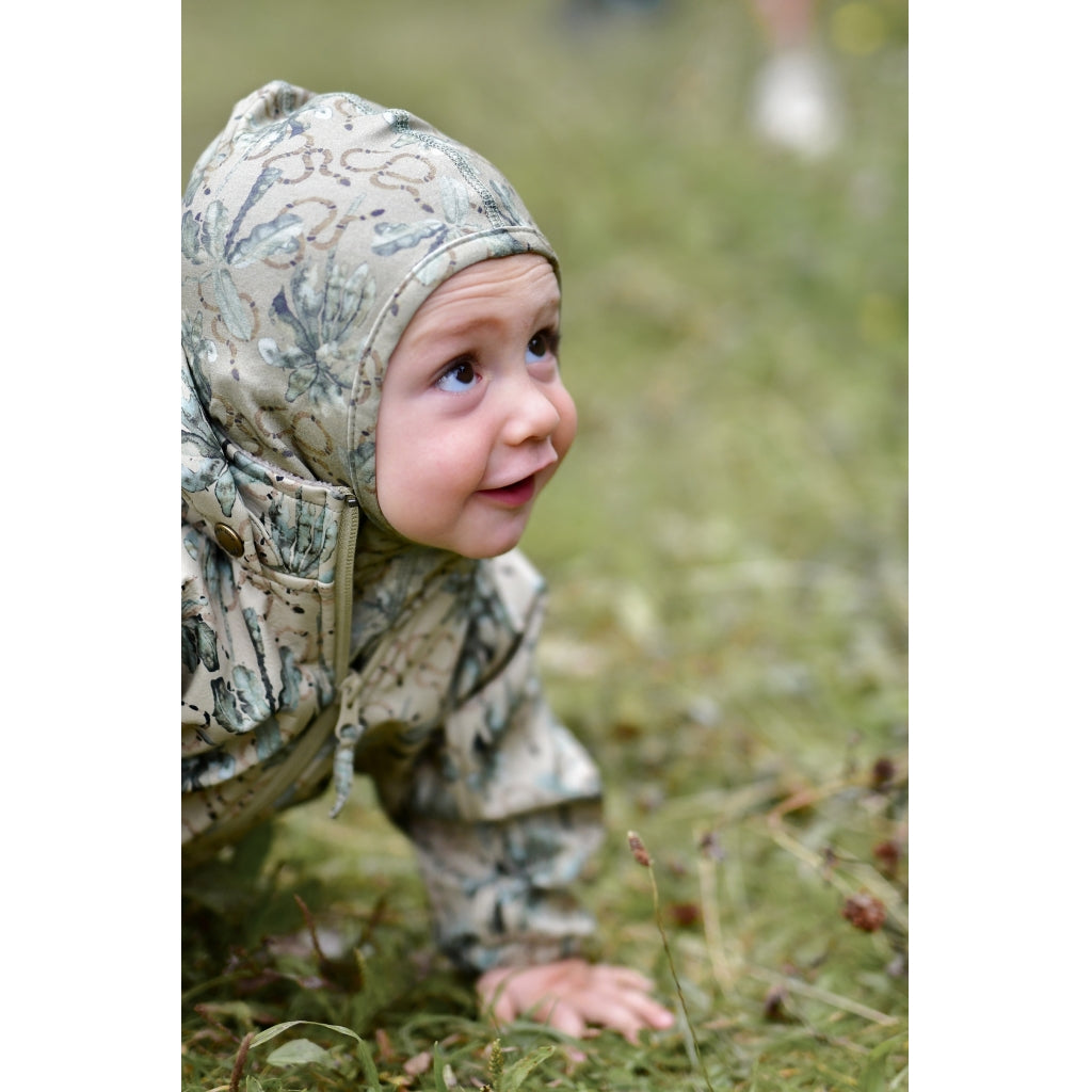 Mikk-Line Viskose Elefanthue (Mønstret) Huer Gray green