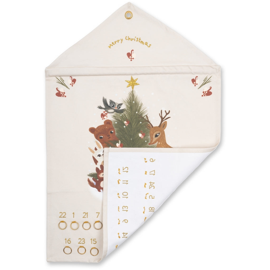 Fabelab Wall Calendar - printed - Woodland Story Decoration Oat Milk