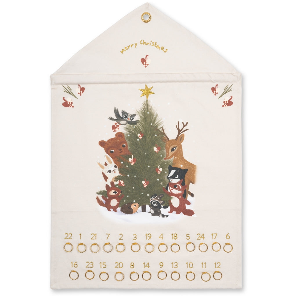 Fabelab Wall Calendar - printed - Woodland Story Decoration Oat Milk