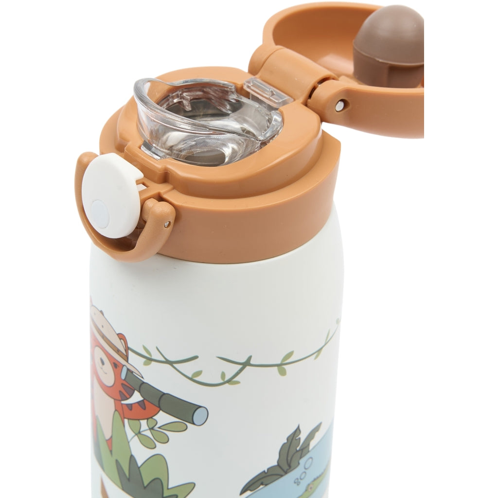 Fabelab Water Bottle - Small - Tiger Water Bottles Whisper White