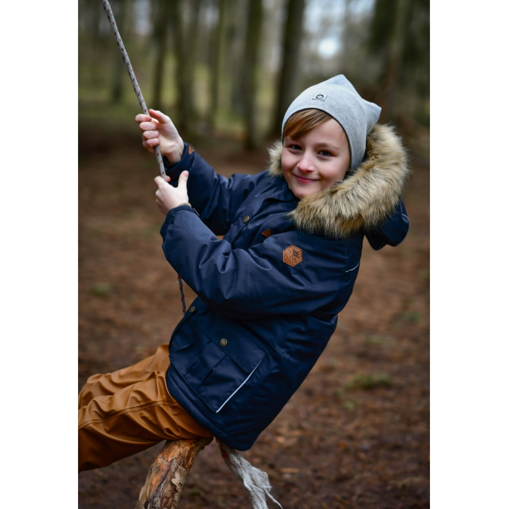 Mikk-Line Bomuld Hat (Dobbeltlag) Huer Light Grey Melange