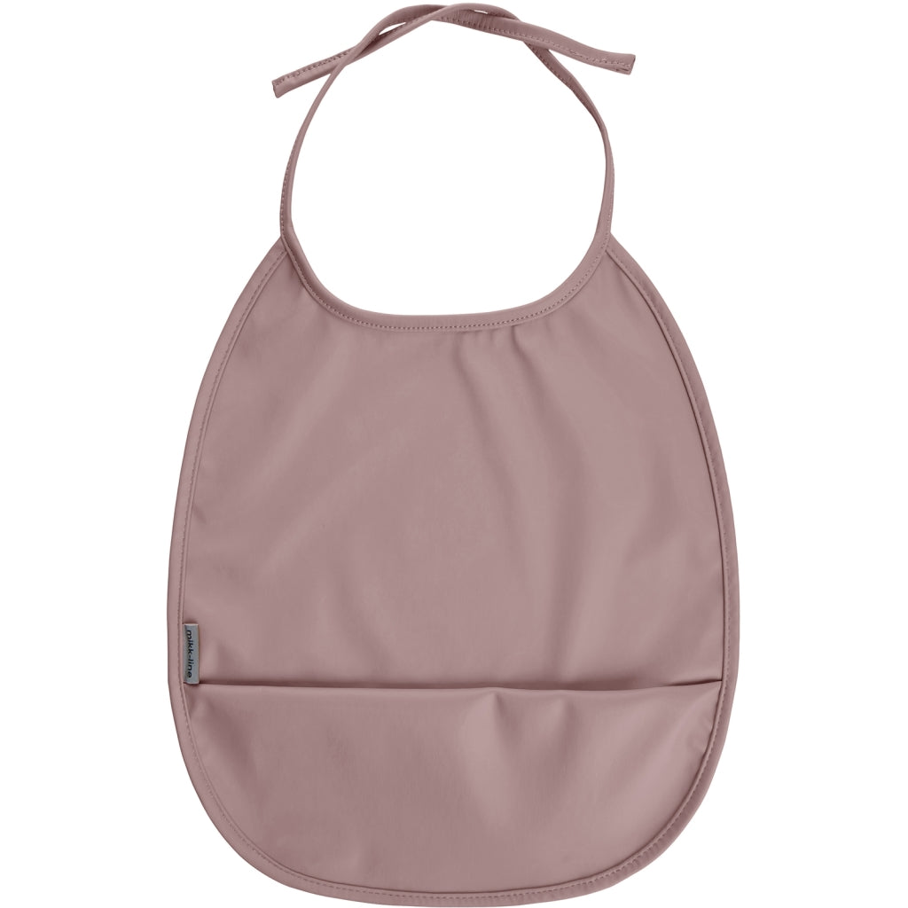 Mikk-Line PU Hagesmæk Kort (Ensfarvet) Hagesmække og savlesmække Adobe Rose