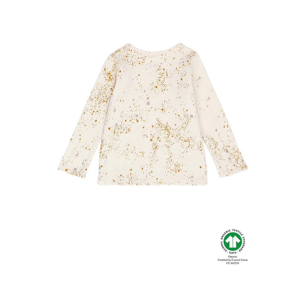 Soft Gallery SGBella L/Æ Baby Bluse Mini Splash Langærmet bluse Knækket Hvid (Fluffy sky, cream)