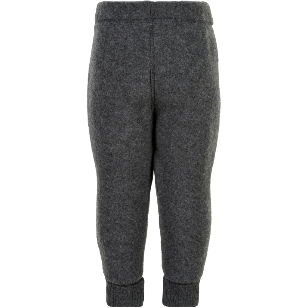 Mikk-Line Junior Uldbukser Uld Anthracite Melange