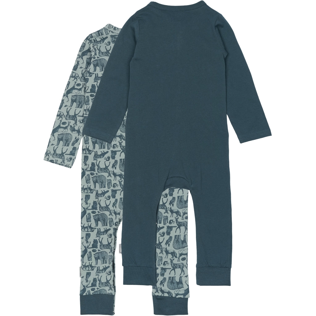 Mikk-Line 2-Pack Night Suit 2 pack Orion Blue