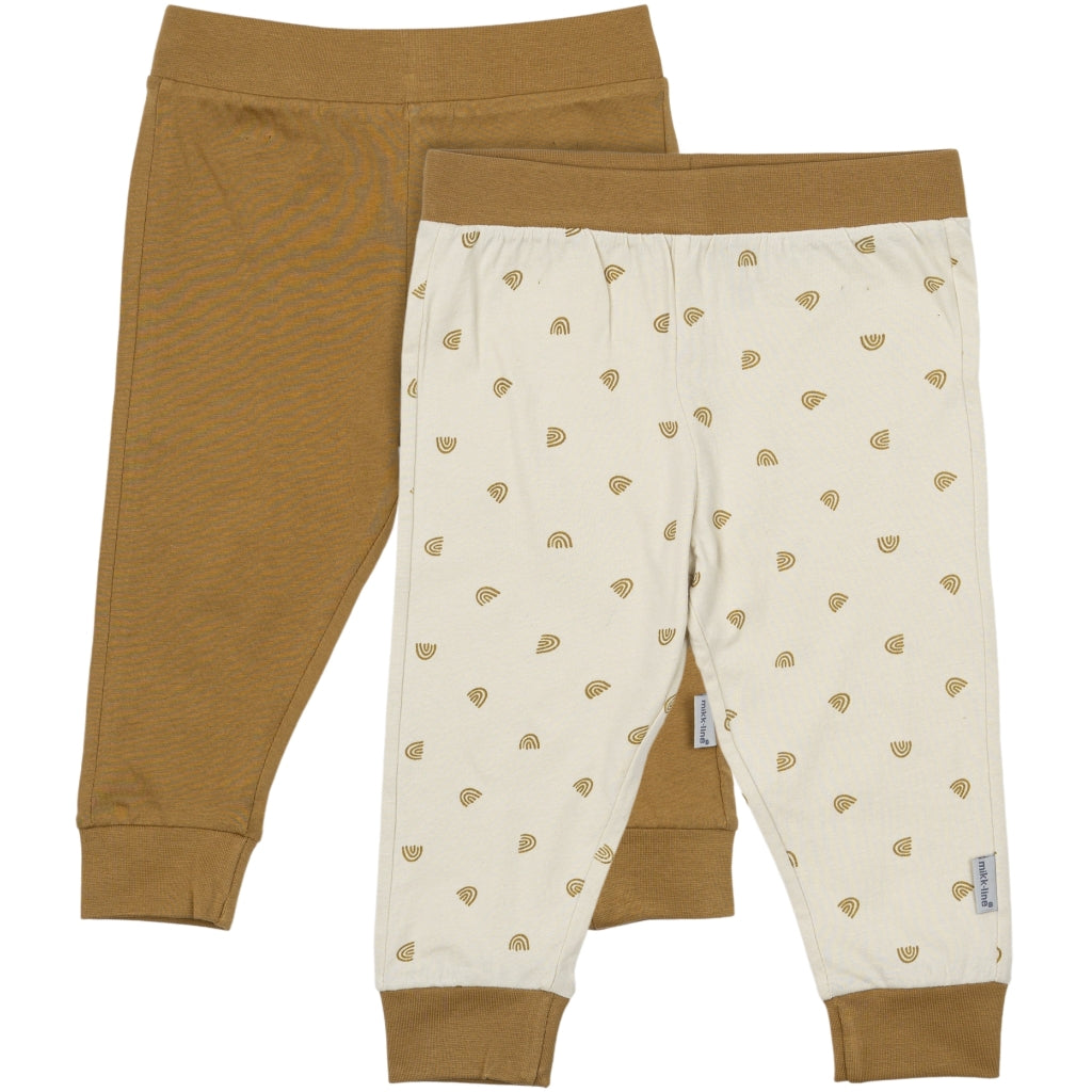 Mikk-Line 2-Pak Leggings Leggings Dijon