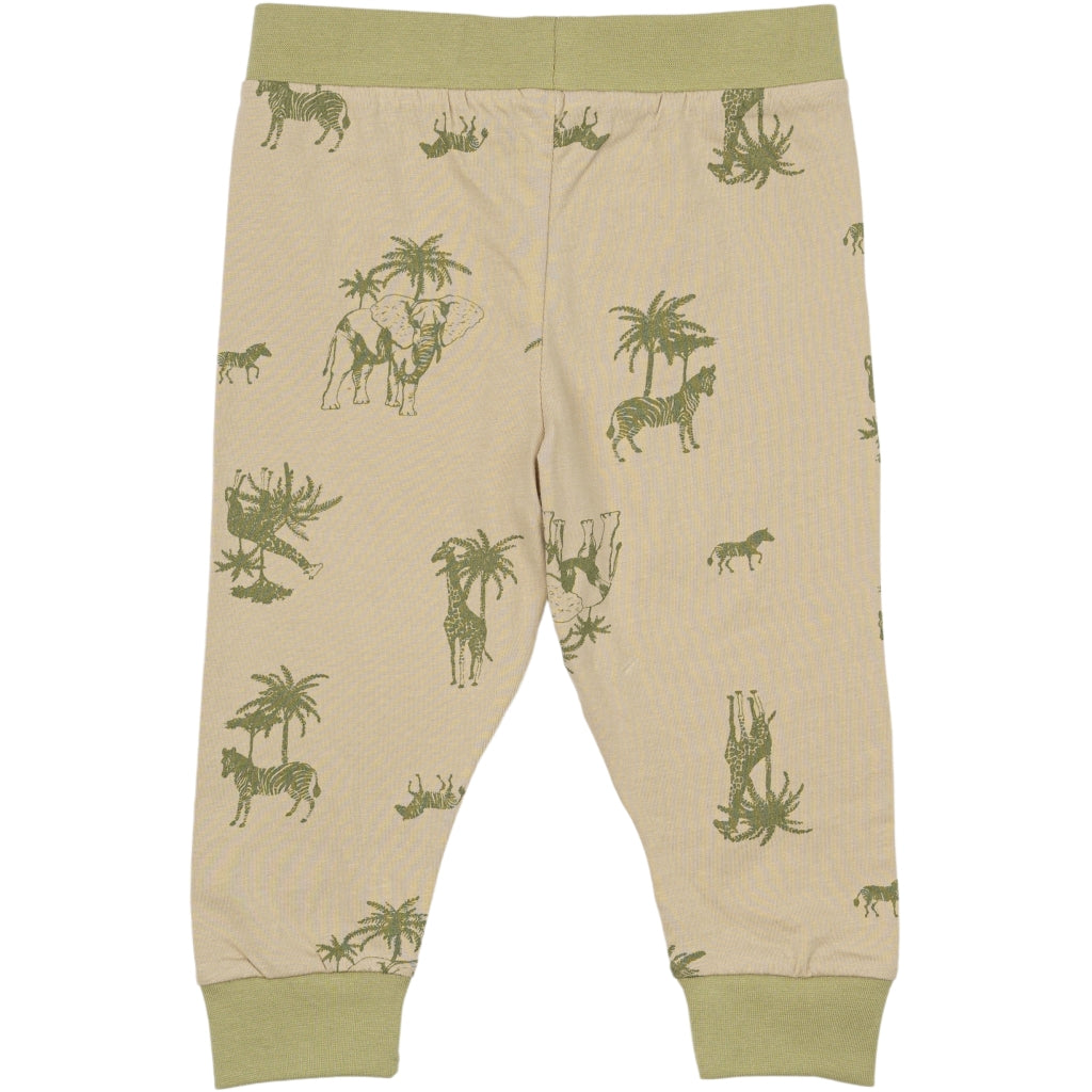 Mikk-Line 2-Pak Leggings Leggings Gray green